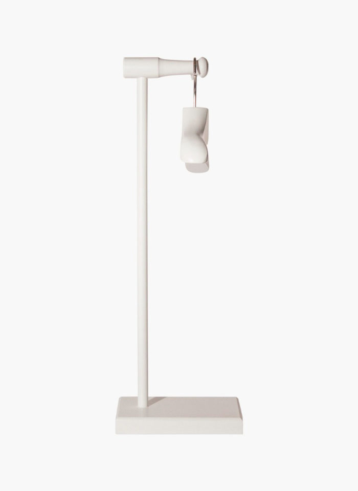 Expositor percha infantil, 42cm alto, madera color blanco - Imagen 3