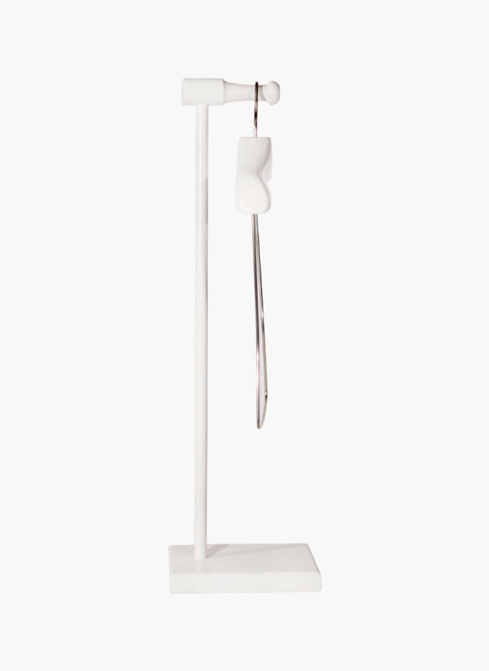 Expositor silueta infantil, 48cm alto, madera color blanco - Imagen 3