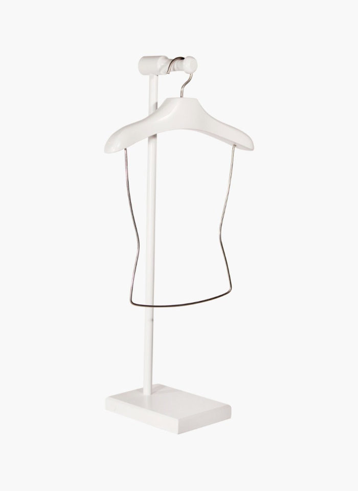 Expositor silueta infantil, 48cm alto, madera color blanco - Imagen 2