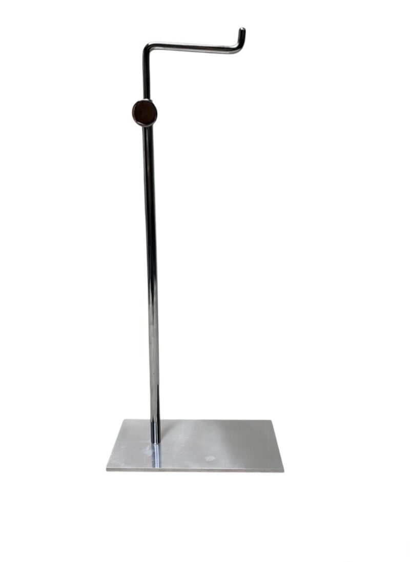 Expositor gancho, regulable de 40 a 72cm, cromado.