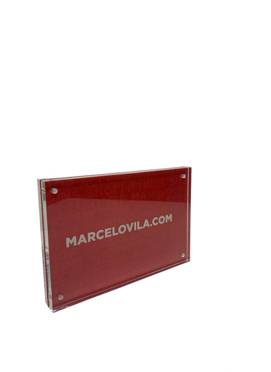 Marco metacrilato a dos caras, de 13x18cm. - Imagen 2